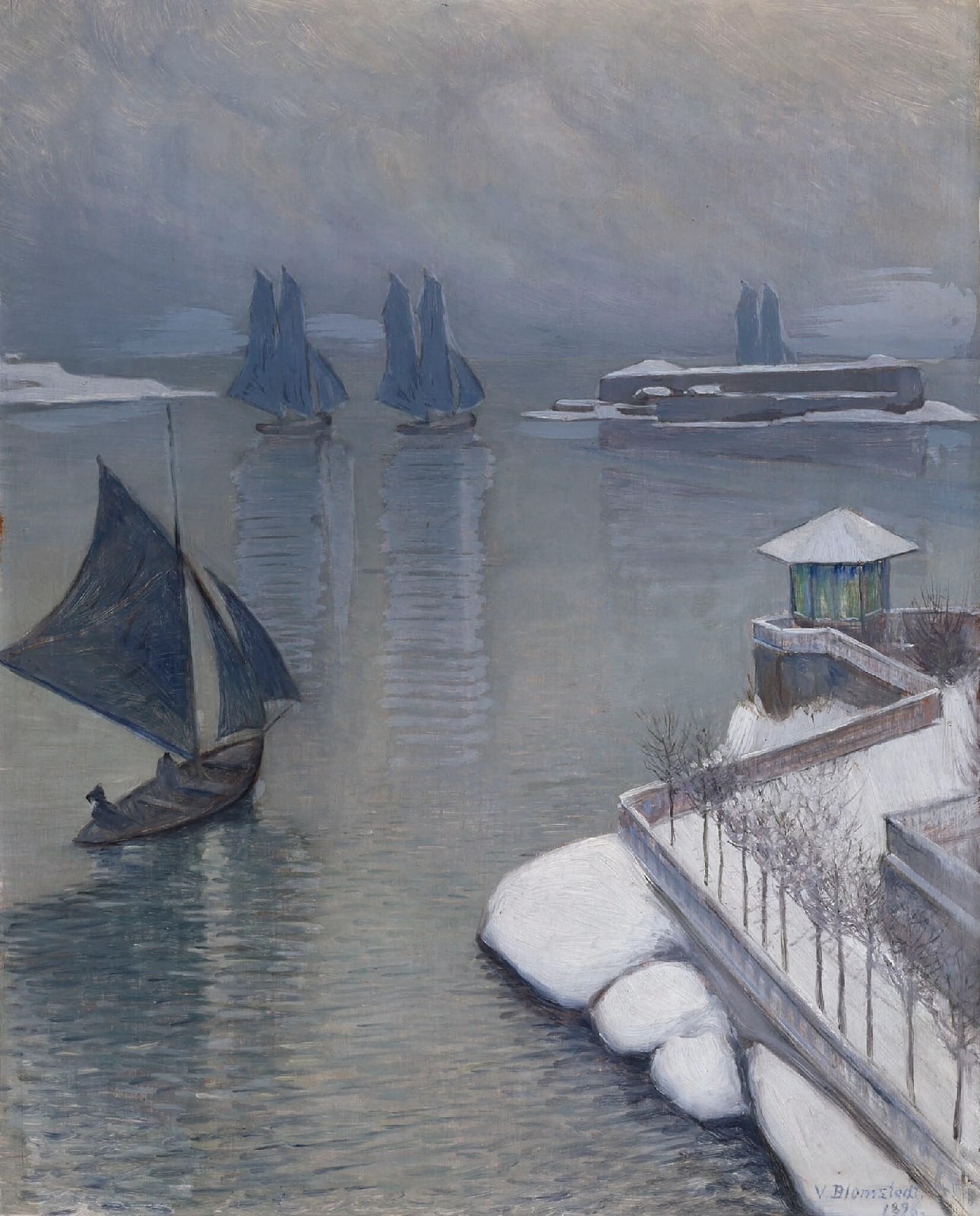 ВЯЙНЁ БЛУМСТЕДТ «ПЕРВЫЙ СНЕГ» (1896)