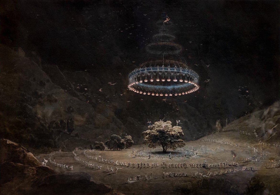 ДЖУЗЕППЕ ПЕДРО БАГЕТТИ «ОРЕХОВОЕ ДЕРЕВО В БЕНЕВЕНТО» (1826)